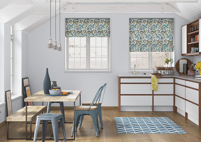 Oakmere, Verdigris - Roman Blind - Image 5